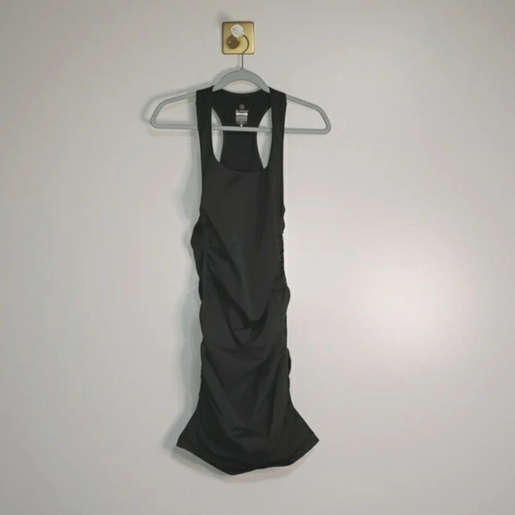 Blanqi Dress Maternity Small / Medium Green Bodycon Stretchy Racerback Tank - Picture 1 of 7